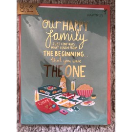 Papyrus NIP Papyrus Bird & Quill Blank “Our Happy Family...” $5.95 New Games