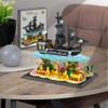 flycites Pirates Ship Model Building Blocks Kits,Classic Mini Micro Blocks