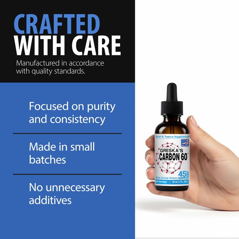 Greska's Carbon 60 in Organic Sunflower Oil - 45 Day
