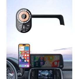 Masergogo Wireless Charging car Phone Holder for Lexus LX 600 2022-2025 Accessories 12.3 inch Screen Fixed Clip,360° Rotation car Phone Mount Compatible with MagSafe