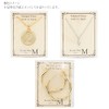 2 Row 月輪 Earrings Gold (m2395e – G)