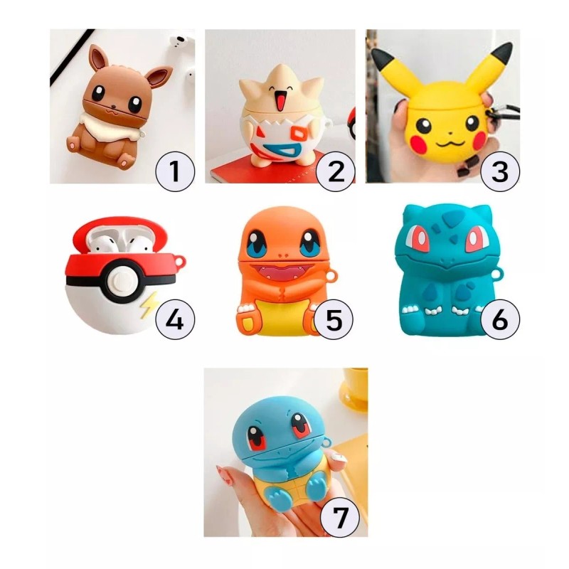 Veraly Funda Protectora Audifonos Goma Grande Anime Japonés Case