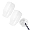 100Pcs Plastic Disposable Nail Dappen Dishes Plastic Manicure Cups Nail
