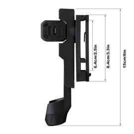 LytHarvest 21"-26" Expandable Baton Holder 360 Degree Rotating MOLLE Baton Holster, Telescopic Baton Holder for Duty Belt, Tactical Baton Pouch