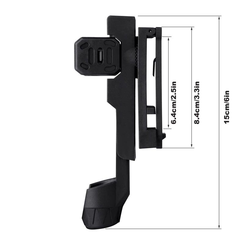 LytHarvest 21"-26" Expandable Baton Holder 360 Degree Rotating MOLLE Baton