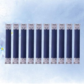 Healifty 10pcs 9cm Metal Internal Flex Frame Handbag Hinges Spring Clip Kiss Closure Bag for DIY Sewing Accessories