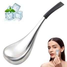 Ice Globes - Palitos Criogénicos de Acero Inoxidable para Belleza Facial con Bolsa de Almacenamiento, Palitos de Enfriamiento con Rodillo Frío para el