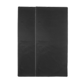 HARFINGTON 2pcs Car Dashboard Anti-Slip Mat 15.7" x 8" Universal Sticky Dash Pad Washable Reusable Car Non-Slip Mats for Phone Keys Sunglasses Electronic Devices, Black