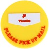Outgoing Mail Alert Magnet - Yellow Mailbox Flag Sign (2.36"x2.36")