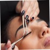 Healvian Precision Eyelash Tweezers with Bent Tip for Easy Application