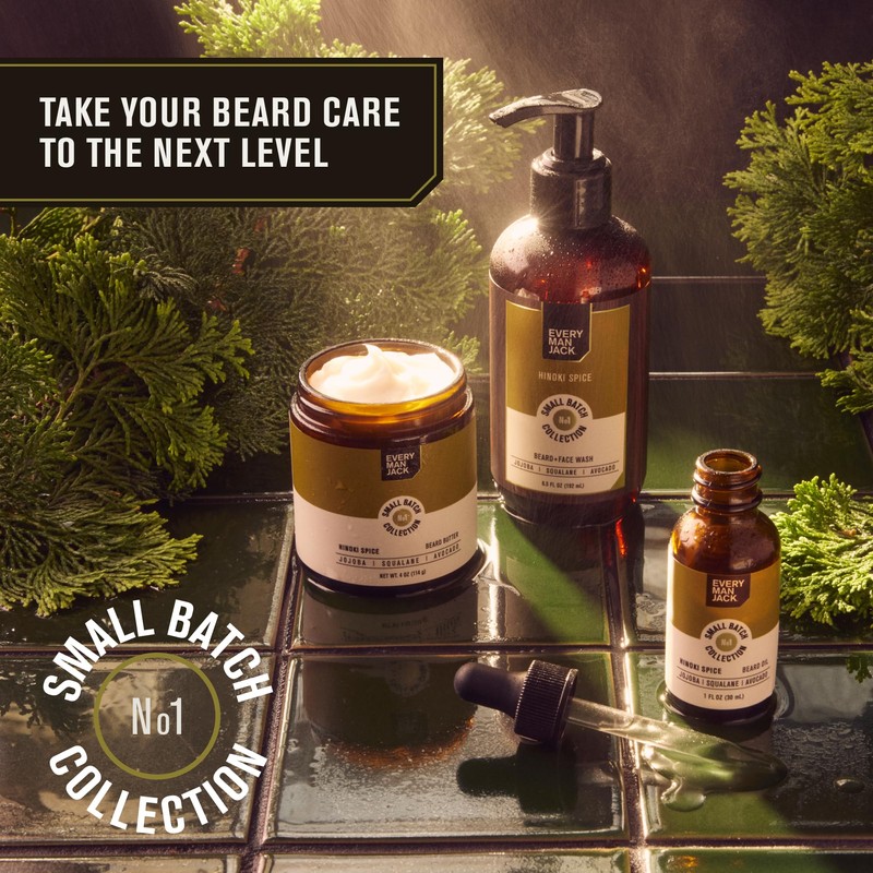 Every Man Jack Small Batch Beard Oil - Hinoki Spice