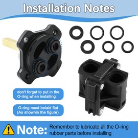 GP77886 Mixer Cap and GP500520 Pressure Balancing Unit Cartridge, Compatible with Kohler K-GP77886, Shower Cartridge Replacement for K-15700-K Mixing Valve and for Rite-Temp K-15701-K Mixing Valve