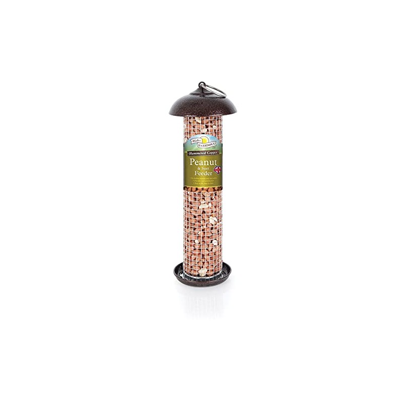 Walter Harrison's Hammered Copper Wild Bird Hanging Peanut and Suet