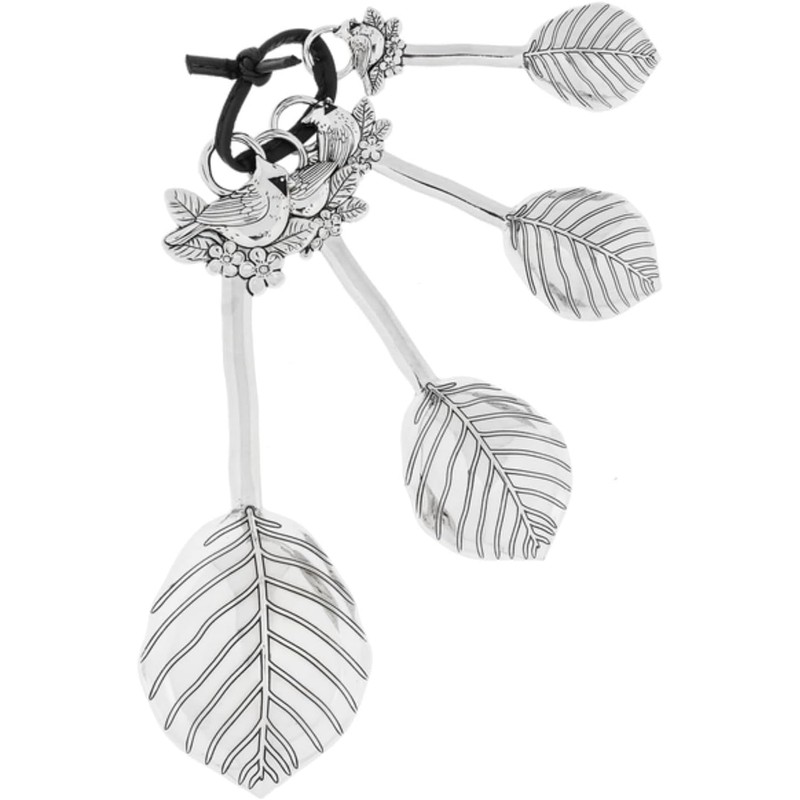 Ganz 4-Piece Measuring Spoon Cardinal Red Silver