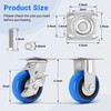 W B D WEIBIDA 5 Inch Heavy Duty Casters Set