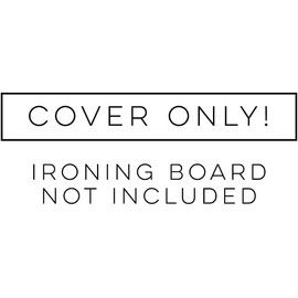 TIVIT Ironing Board Cover 19 x 55, Made in Italy. Pro Grip Pad Covers w/3 Fastener Straps & Pull Bungee Cord - Durable Scorch & Stain Resistant Padded Layers, Heat Reflective AlumiTek PRO Top Coat