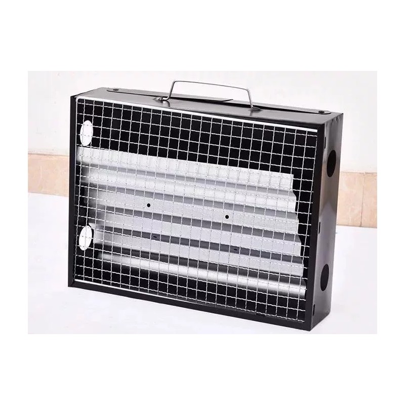 BOSSCO Mini Parrilla De Carbón Portátil Plegable Acero Inoxidable