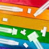 TOBEOME Pack of 5 Graffiti Markers, Refillable Paint Markers, Paint