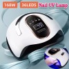 ForeverLily Lámpara De Uñas Manicura Secadora De Uñas Uv Led