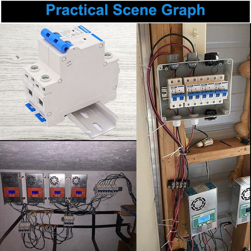 smseace Miniature Circuit Breaker Low Voltage AC 20A 400V,2 Poles