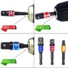 FQZMQBQ Socket Adapter Set of 3, For Insertion Angles 0.25