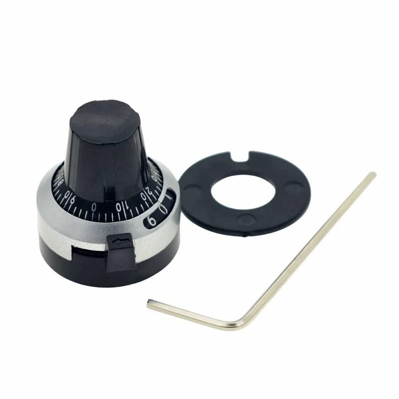 Adjustable 1K Ohm Potentiometer Resistor with Rotary Knob - 3590S-2