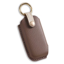 Hontumax Genuine Leather Key Fob Cover Case for Kia Sportage Seltos 2021-2025, for Kia Telluride 2021-2022, for Kia Sorento NIRO 2021-2023, for Kia K5 EV6 2021-2024 Key Holder (Brown)