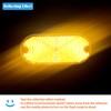 WELNENT E-Mark / 4A / CCC 2pcs Oval Reflector Self