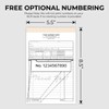 Custom 5.5" x 8.5" Carbonless NCR Books in 2-Part Duplicate