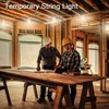 Yaoledly 100FT Construction String Lights, 100W 11 Bulbs Work Lights