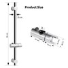 SAMODRA Shower Riser Rail with Adjustable Shower Head Holder,66 cm