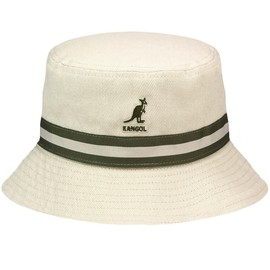 Kangol Men's Stripe Lahinch Fishing Hat, beige