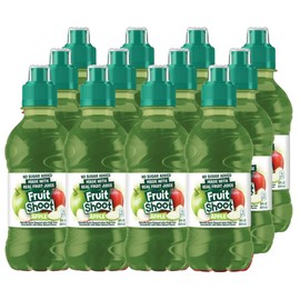 FRUIT SHOOT Apple With Real Fruit Juice - Healthy Drinks for Kids, No Added Sugar and Free From High Fructose, 8 Fl Oz Bottles (12 Pack)