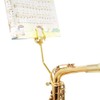 Laroal Saxophone Music Stand, Golden Music Stand for Alto Saxophone,