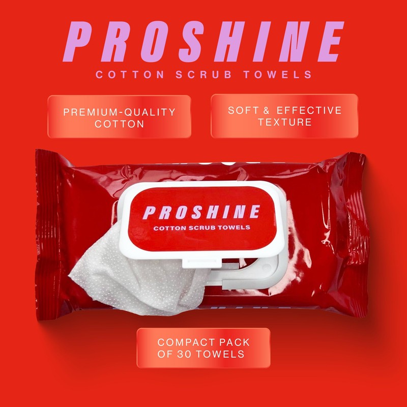 Proshine By CDM Cotton Scrub Towels