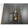 Buck Knives DRAGONBACKBONE FAUX FLORAL TOOLED leather buck 110 knife