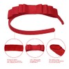 Diadema Roja con Lazo Anudado para Niñas Pequeñas