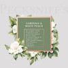 Pecksniff's Gardenia & White Peach Luxury Scented Candle | 1