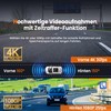 Dash Cam for Car Front and Rear - 4K and