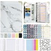 Marble A6 Ring Binder Budget Book Marble Grain Notebook Book