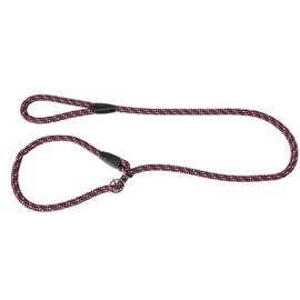 Dingo Magic 10487 Slip Lead with Pull Stop Rope and Adjustable Collar Training Lead for Dogs Agility 1.2 x 170 cm Pink