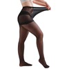 LADYFAN 3 Pairs Plus Size Women's Sheer Tights 20D High