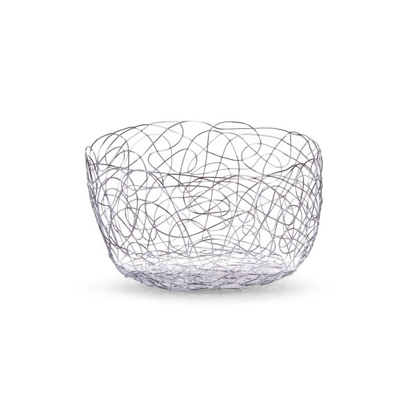 Zeller 27328 Fruit Bowl Round Chrome-Plated Diameter 22 x H