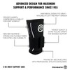 Rehband Power Max Neoprene Wrist Support Strength Training Stabilising Bandage