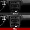 Car Center Console CD Panel Sticker Trim Accessories for Ford