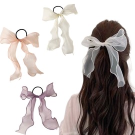 Zhejia Hair Bands, Set of 3, Fashionable Hair Ornament, Rubber Bands, Ring Elastic, Adult, Cute, Women's, Stylish, Party