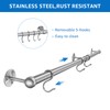 ROTHLEY Hanging Pot Rack Hanger: 39.4 Inch Stainless Steel Pot