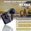 Rexka 10 Sets Fender Liner Bumper Cover Screw U Nut