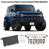 LINKCRO Front License Plate Frame for Ford Bronco, Aluminum Alloy
