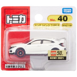 Takara Tomy Tomica No. 40 Honda Civic TYPE R (Blister Package) Mini Car Toy 3 Years Old